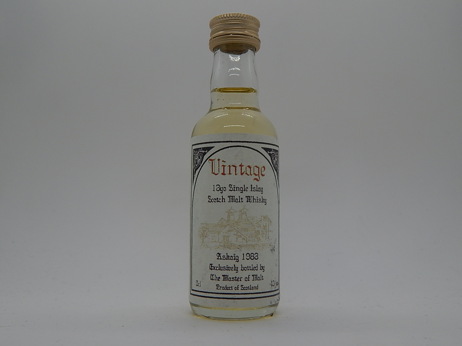Vintage ASKAIG 1983 18yo SIMSW "Master of Malt" 5cl 43%vol